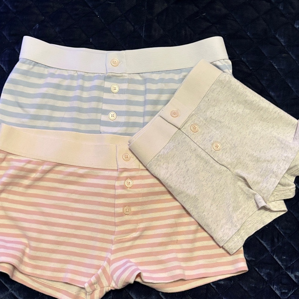 Brandy Melville Sleep Shorts/Bundle of 3 Size Small